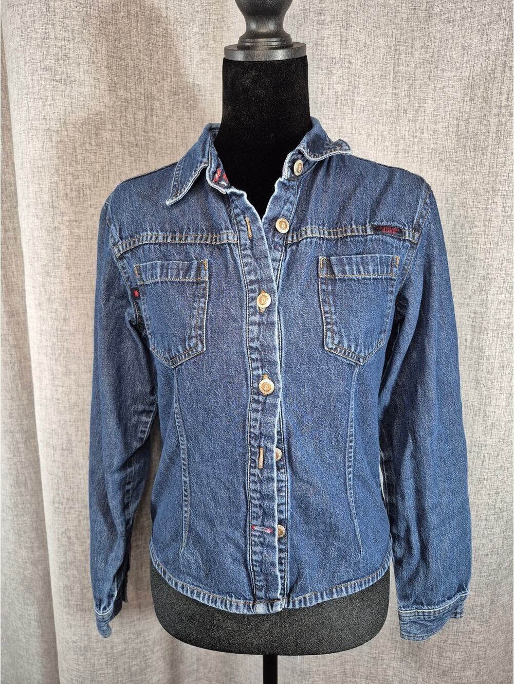 Vintage U.S. Polo Assn. Jeans Co. Denim Button Front Shirt Women's 100% Cotton